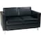 Ave 6 Loveseat, 30-1/2" x 29-1/2", Upholstery Color: Black PAC52-V18 - alternate 5