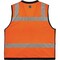 Ergodyne Orange Mesh Surveyors Vest, Org, 4XL/5XL, Zipper closure Closure, 4 Outside Pockets, Orange 8253HDZ - alternate 2