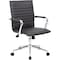 Boss B9533C Task Chair, Black Back, 23 in W 26" L 38-1/2" H, Fixed, Vinyl Seat B9533C-BK - alternate 5