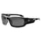 Ergodyne ODIN, Safety Glasses, Uncoated, Smoke Lens, Black Frame, Full-Frame ODIN - alternate 2