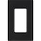 Lutron Designer Wall Plates, Number of Gangs: 1 Gloss Finish, Black CW-1-BL - alternate 2