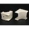 Legrand Internal Elbow Raceway, PN10 Series, 1 Channel, 2-1/4 in W, 3/4 in H, 2-1/4 in L, Ivory PN10F17V - alternate 2