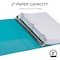 Samsill Presentation View Binder, 2", Teal, PK2 U86677 - alternate 5