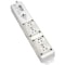 Tripp Lite Outlet Strip, Hospital Grade, 4 5-15R-HG, 5-15P-HG, 6 ft., White PS-406-HGULTRA - alternate 6