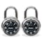 Master Lock Combination Padlock, Ctr, Black/Silver, PK2 1500T - alternate 2