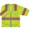 Ergodyne Lime Two-Tone Hi-Vis Class 3 Surveyor Ve, Polyester mesh, Lime Two-Tone, L/XL 8346Z - alternate 4