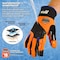Proflex By Ergodyne Thermal Waterproof Utility Gloves, Thinsulate Lining, Orange, M 818WP - alternate 2