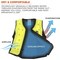 Ergodyne Cooling Vest, Nylon, Evaporative, Up to 72 hr Max Cooling Time, Zipper Closure, 25 in Length, Green 6685 - alternate 5