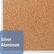 Quartet Cork Bulletin Board 18"H x 24"W 2301GGS - alternate 4