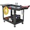 Rubbermaid Commercial Adaptable-Design Utility Cart with Deep Lipped Plastic Shelves, Structural Foam, 2 Shelves, 36 in H 1997208 - alternate 5