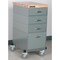 Stackbin Mobile Drawer Unit, Wide 4-1M1624-3RD - alternate 1