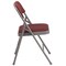 Flash Furniture Burgundy Fabric Metal Chair, PK4 4-AW-MC309AF-BG-GG - alternate 9