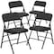 Flash Furniture Black Fabric Metal Chair, PK4 4-AW-MC309AF-BLK-GG - alternate 6