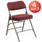 Flash Furniture Burgundy Fabric Folding Chair, PK4 4-AW-MC320AF-BG-GG - alternate 4