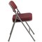 Flash Furniture Burgundy Fabric Folding Chair, PK4 4-AW-MC320AF-BG-GG - alternate 9