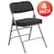 Flash Furniture Black Fabric Folding Chair, PK4 4-AW-MC320AF-BK-GG - alternate 7