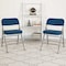 Flash Furniture Navy Fabric Folding Chair, PK4 4-AW-MC320AF-NVY-GG - alternate 1