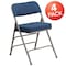 Flash Furniture Navy Fabric Folding Chair, PK4 4-AW-MC320AF-NVY-GG - alternate 2
