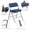Flash Furniture Navy Fabric Folding Chair, PK4 4-AW-MC320AF-NVY-GG - alternate 4