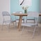 Flash Furniture HERCULES Series Double Braced Gray Metal Folding Chair, PK4 4-BD-F002-GY-GG - alternate 1