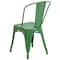 Flash Furniture Green Metal Indoor-Outdoor Stackable Chair, PK4 4-CH-31230-GN-GG - alternate 7