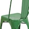 Flash Furniture Green Metal Indoor-Outdoor Stackable Chair, PK4 4-CH-31230-GN-GG - alternate 8