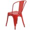 Flash Furniture Red Metal Indoor-Outdoor Stackable Chair, PK4 4-CH-31230-RED-GG - alternate 8