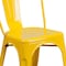 Flash Furniture Yellow Metal Indoor-Outdoor Stackable Chair, PK4 4-CH-31230-YL-GG - alternate 8
