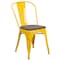Flash Furniture Yellow Metal Stackable Chair with Wood Seat, PK4 4-CH-31230-YL-WD-GG - alternate 8