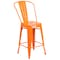 Flash Furniture 4PK 24"H Orange Metal Counter Height Stool w/Back 4-CH-31320-24GB-OR-GG - alternate 10