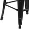 Flash Furniture Black Backless Metal Stool, 24", PK4 4-CH-31320-24-BK-WD-GG - alternate 8