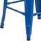 Flash Furniture Blue Metal Counter Stool, 24", PK4 4-CH-31320-24-BL-WD-GG - alternate 10