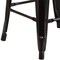 Flash Furniture Black-Antique Metal Stool, 24", PK4 4-CH-31320-24-BQ-WD-GG - alternate 10