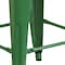 Flash Furniture 4PK 24"H Backless Green Metal Counter Height Stool 4-CH-31320-24-GN-GG - alternate 10