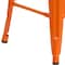 Flash Furniture 4PK 24" High Backless Orange Counter Height Stool 4-CH-31320-24-OR-GG - alternate 10