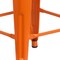 Flash Furniture Orange Metal Counter Stool, 24", PK4 4-CH-31320-24-OR-WD-GG - alternate 7