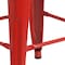 Flash Furniture 24"H Backless Red Metal Counter Height Stool, PK4 4-CH-31320-24-RED-GG - alternate 6