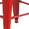 Flash Furniture Red Metal Counter Stool, 24", PK4 4-CH-31320-24-RED-WD-GG - alternate 10