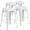Flash Furniture 24" High Backless White Counter Height Stool, PK4 4-CH-31320-24-WH-GG - alternate 4