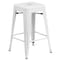Flash Furniture 24" High Backless White Counter Height Stool, PK4 4-CH-31320-24-WH-GG - alternate 5