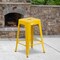 Flash Furniture 4PK 24" High Backless Yellow Counter Height Stool 4-CH-31320-24-YL-GG - alternate 1