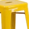 Flash Furniture 4PK 24" High Backless Yellow Counter Height Stool 4-CH-31320-24-YL-GG - alternate 5