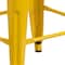 Flash Furniture Yellow Metal Counter Stool, 24", PK4 4-CH-31320-24-YL-WD-GG - alternate 10