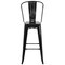 Flash Furniture 30" High Black Metal Indoor-Outdoor Barstool, PK4 4-CH-31320-30GB-BK-GG - alternate 5