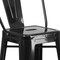Flash Furniture 30" High Black Metal Indoor-Outdoor Barstool, PK4 4-CH-31320-30GB-BK-GG - alternate 9