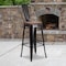 Flash Furniture Black-Antique Metal Stool, 30", PK4 4-CH-31320-30GB-BQ-WD-GG - alternate 1