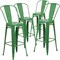Flash Furniture 30" High Green Metal Indoor-Outdoor Barstool, PK4 4-CH-31320-30GB-GN-GG - alternate 5