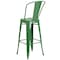Flash Furniture 30" High Green Metal Indoor-Outdoor Barstool, PK4 4-CH-31320-30GB-GN-GG - alternate 7