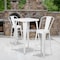 Flash Furniture 30" High White Metal Indoor-Outdoor Barstool, PK4 4-CH-31320-30GB-WH-GG - alternate 1