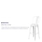 Flash Furniture 30" High White Metal Indoor-Outdoor Barstool, PK4 4-CH-31320-30GB-WH-GG - alternate 4